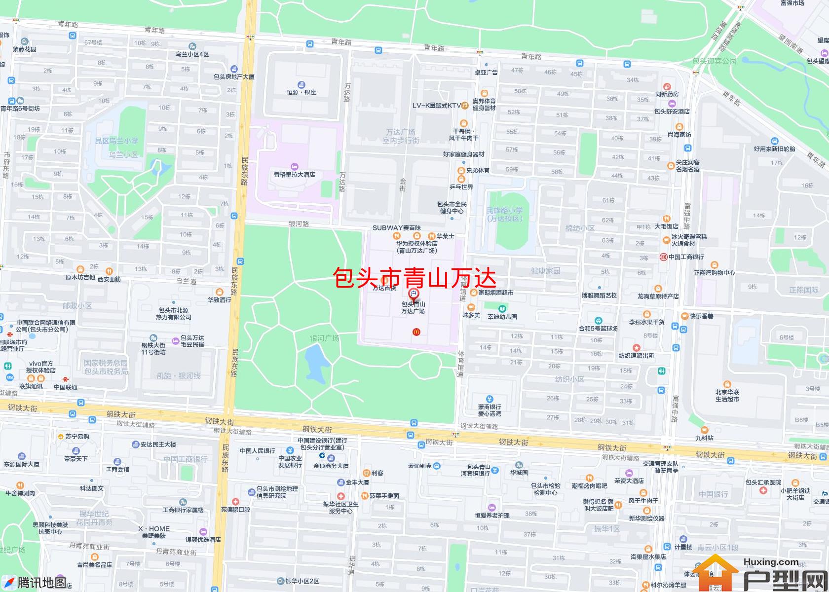 青山万达小区 - 户型网