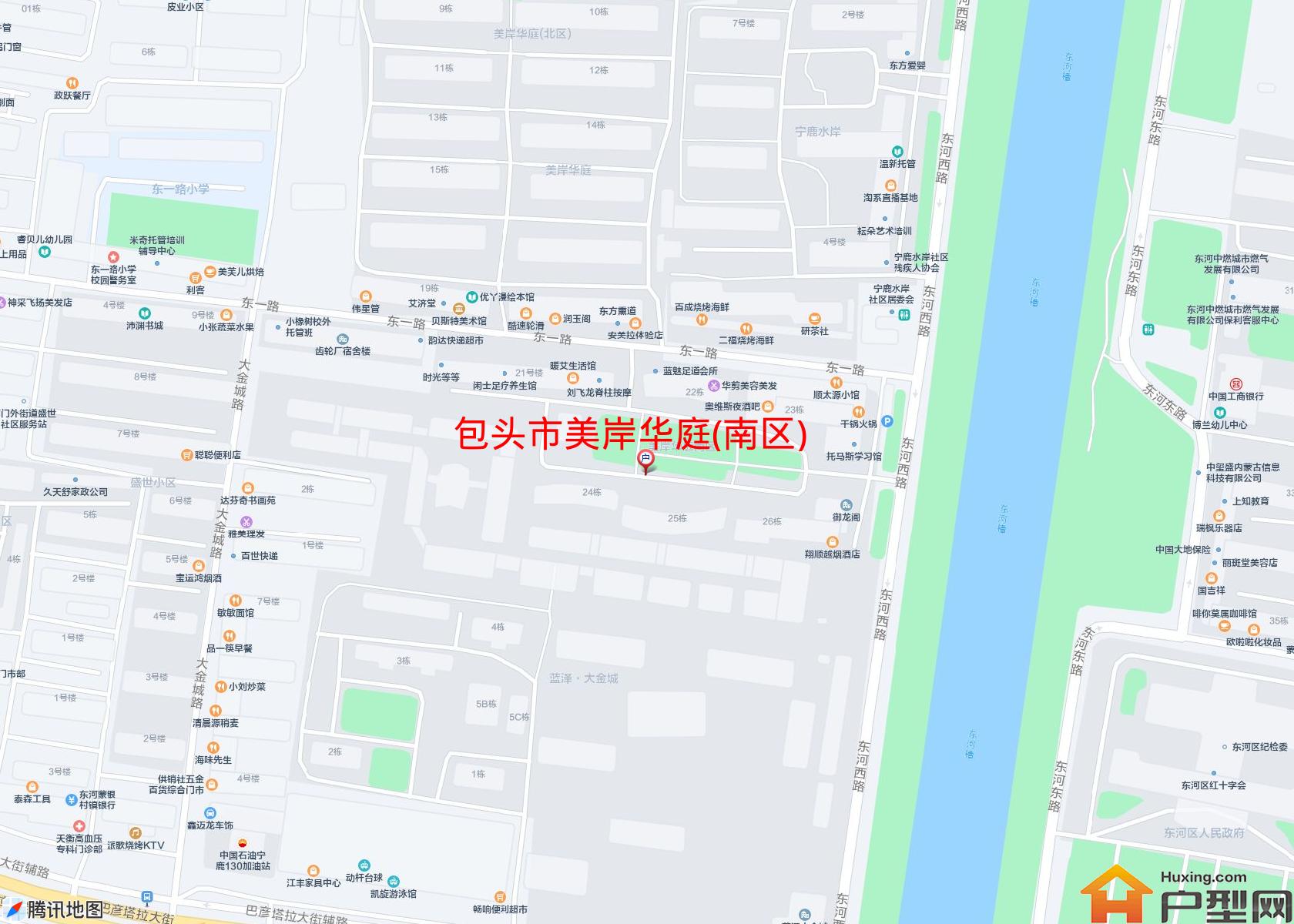 美岸华庭(南区)小区 - 户型网