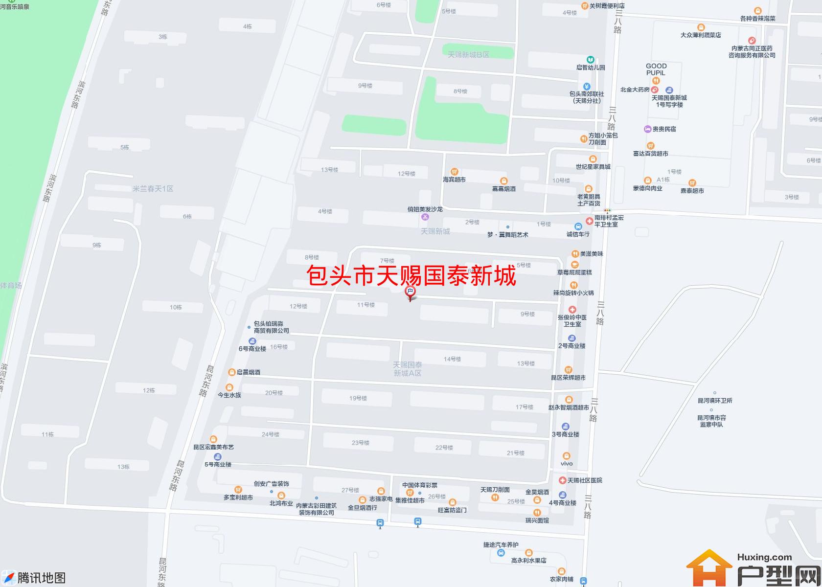 天赐国泰新城小区 - 户型网