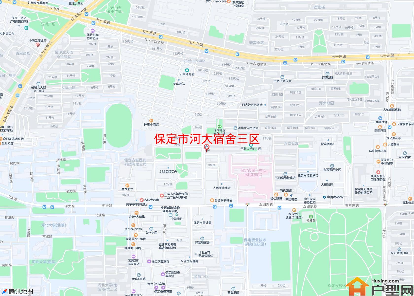 河大宿舍三区小区 - 户型网