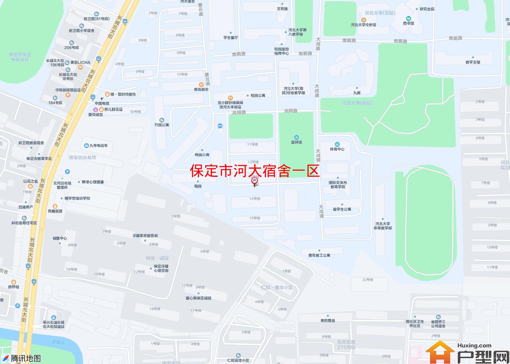 河大宿舍一区小区 - 户型网