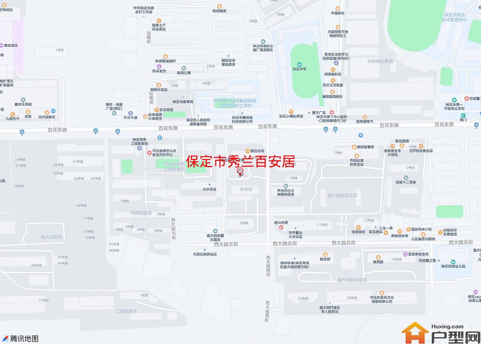 秀兰百安居小区 - 户型网