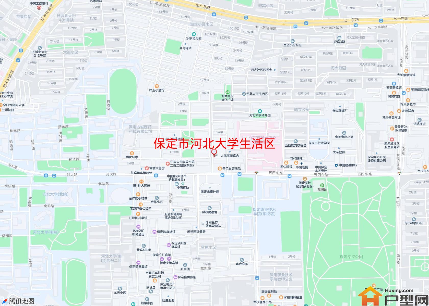 河北大学生活区小区 - 户型网