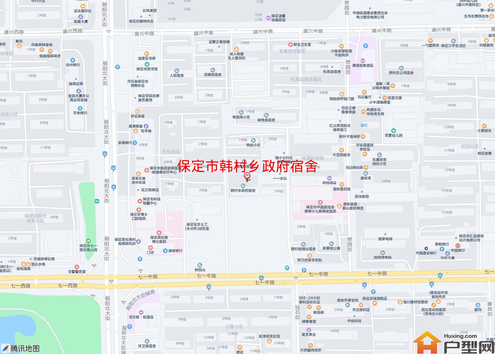 韩村乡政府宿舍小区 - 户型网