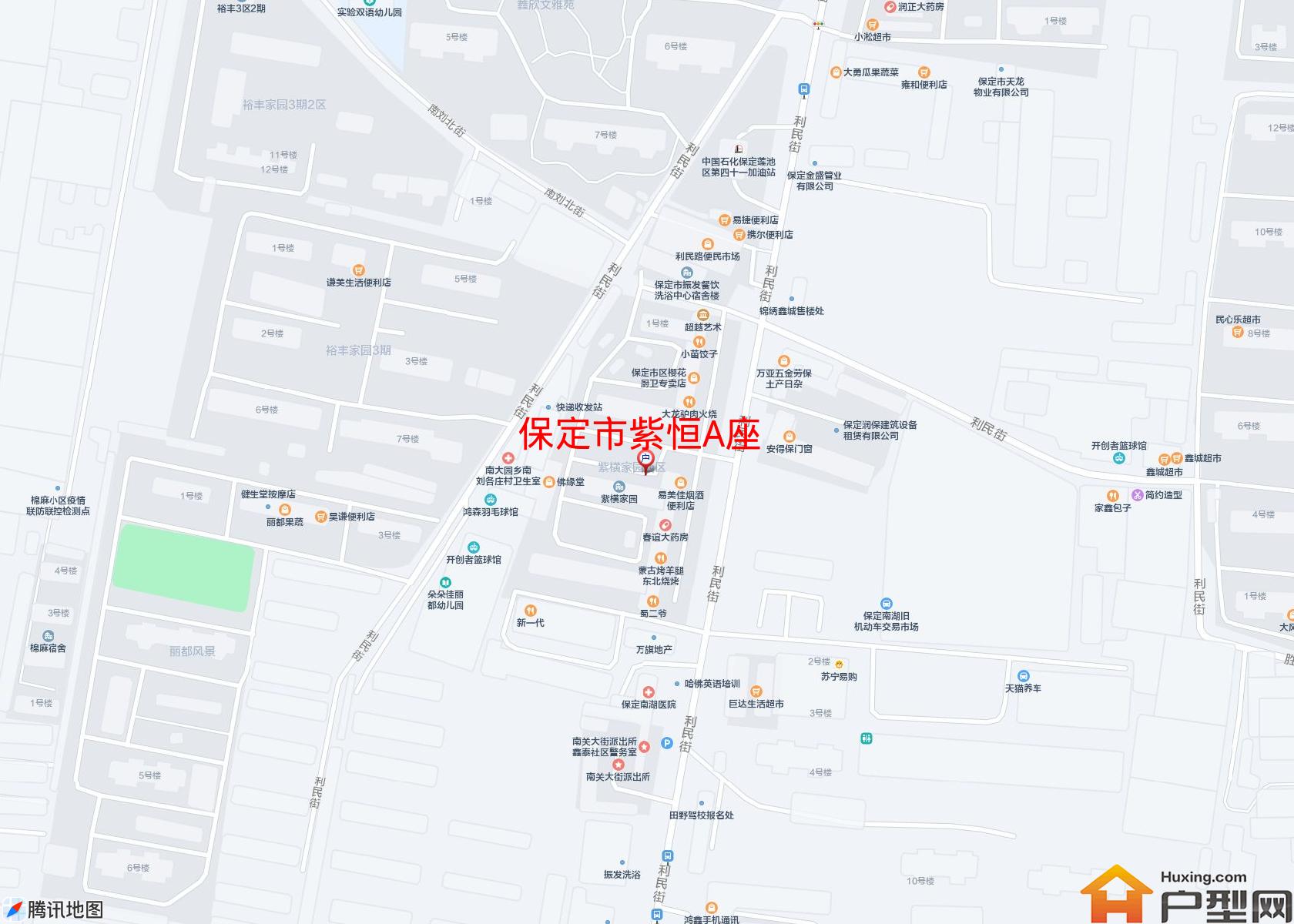 紫恒A座小区 - 户型网