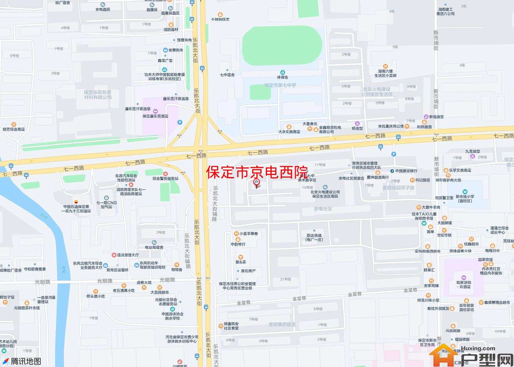 京电西院小区 - 户型网