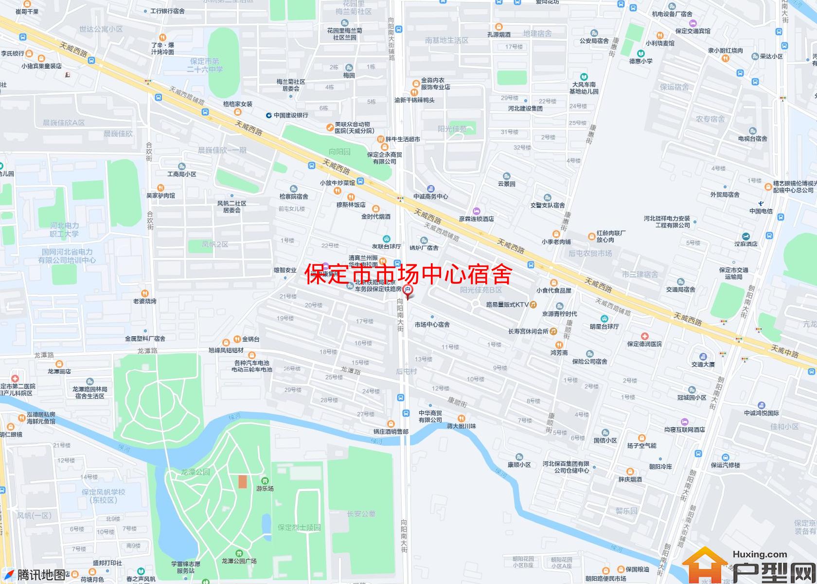 市场中心宿舍小区 - 户型网