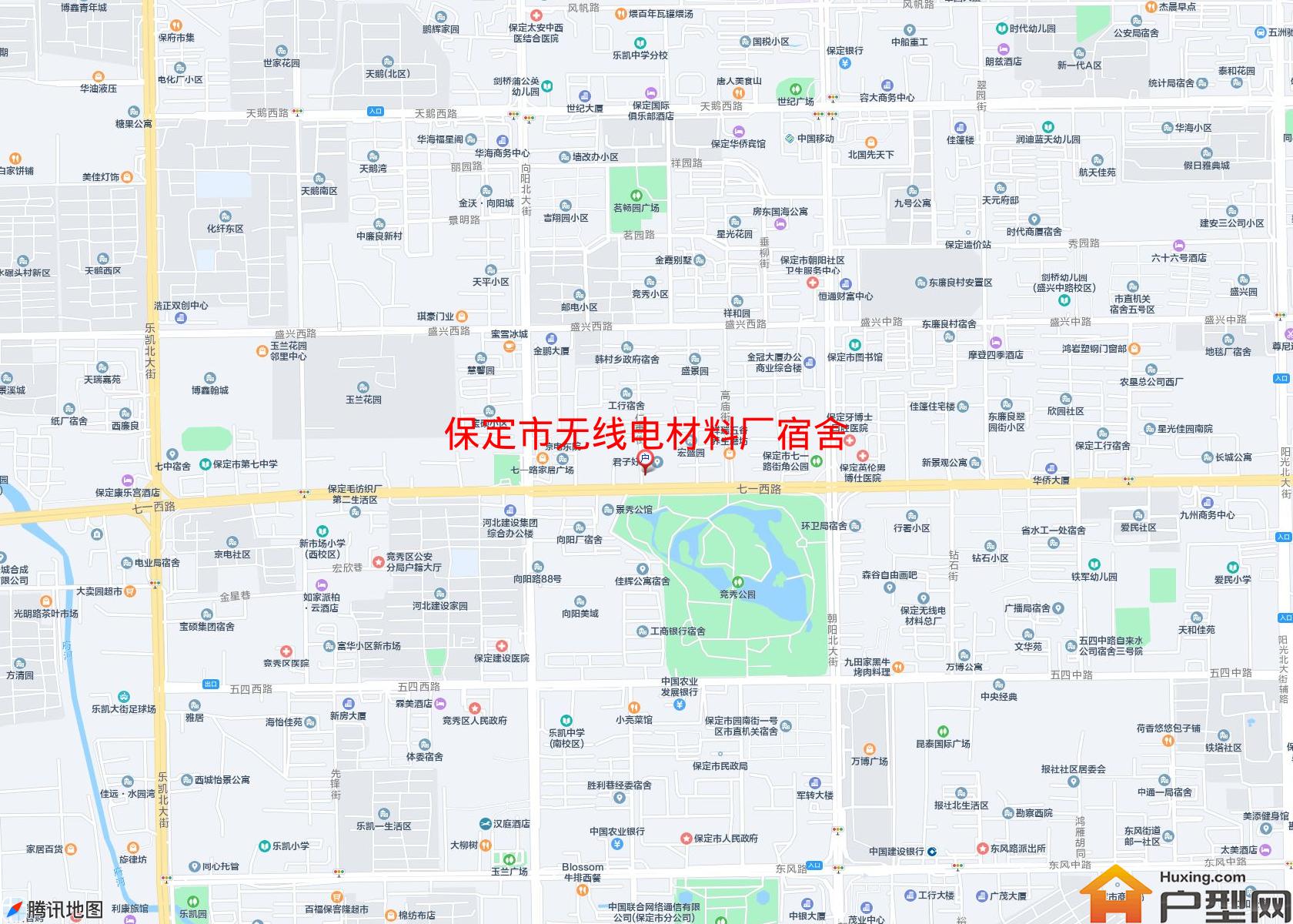 无线电材料厂宿舍小区 - 户型网