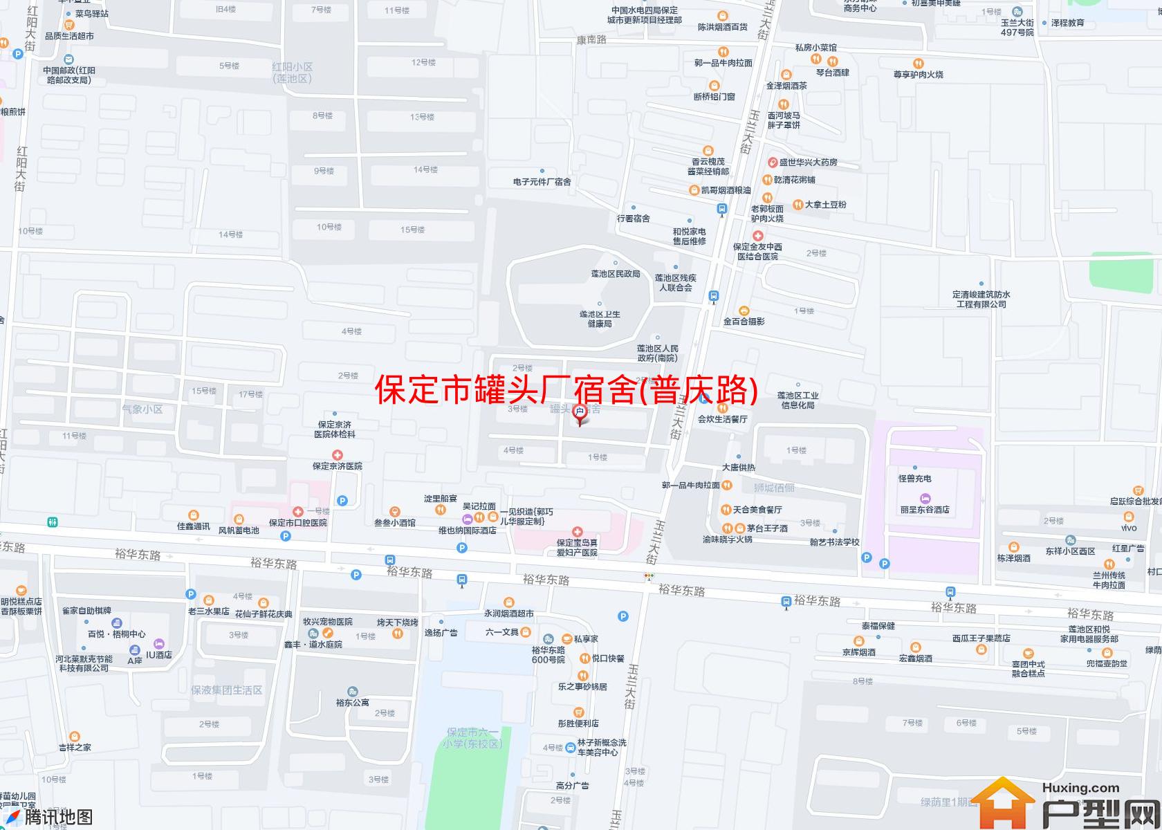 罐头厂宿舍(普庆路)小区 - 户型网