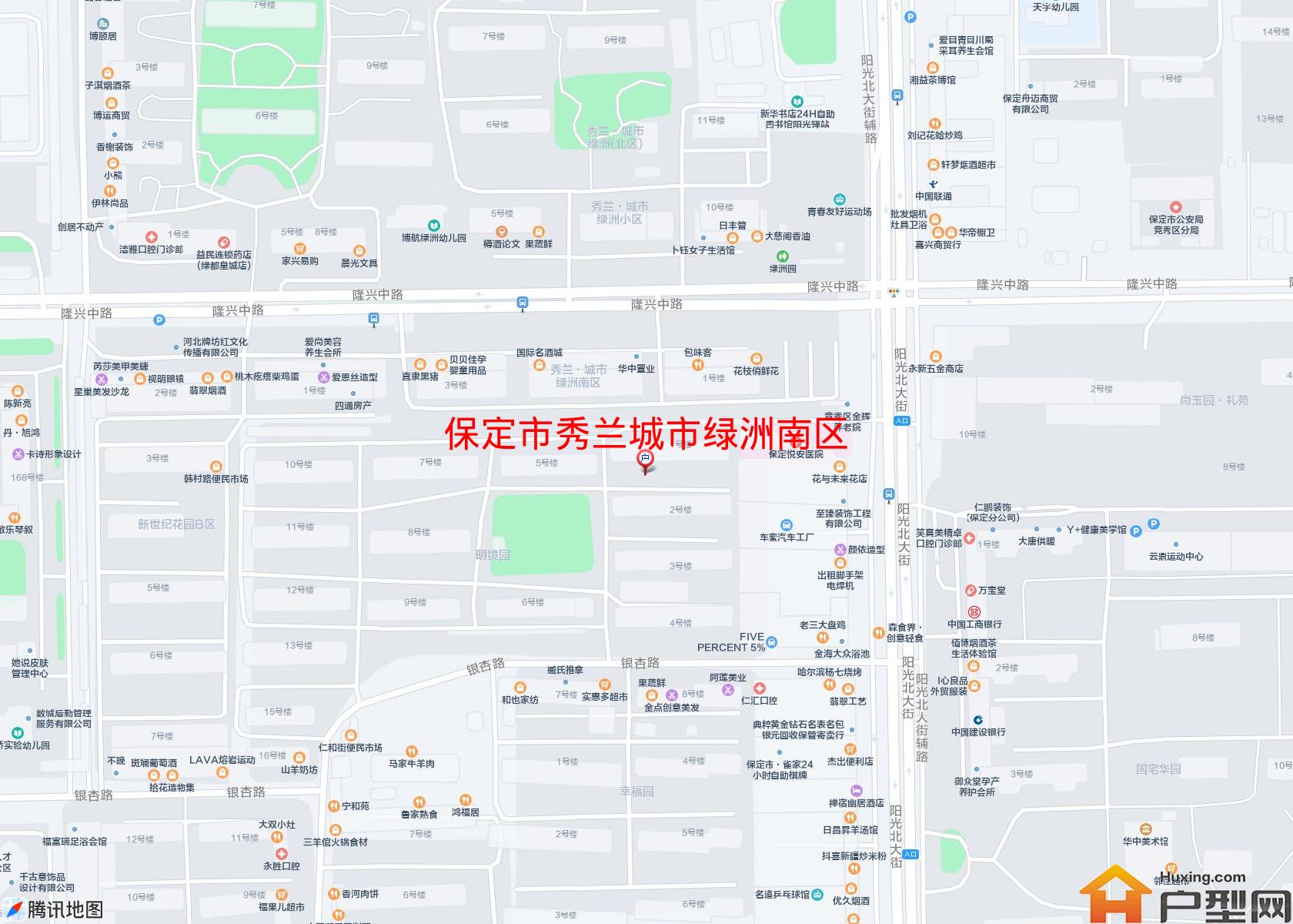 秀兰城市绿洲南区小区 - 户型网