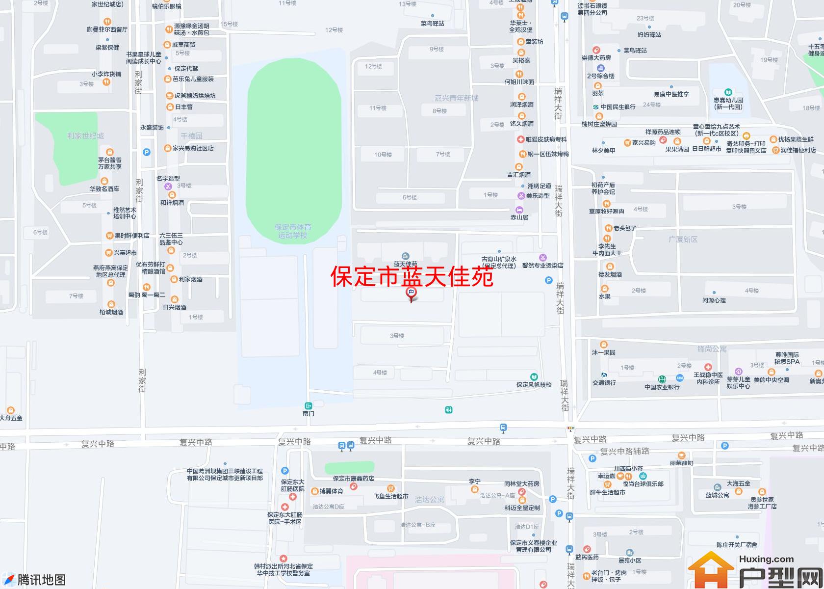 蓝天佳苑小区 - 户型网