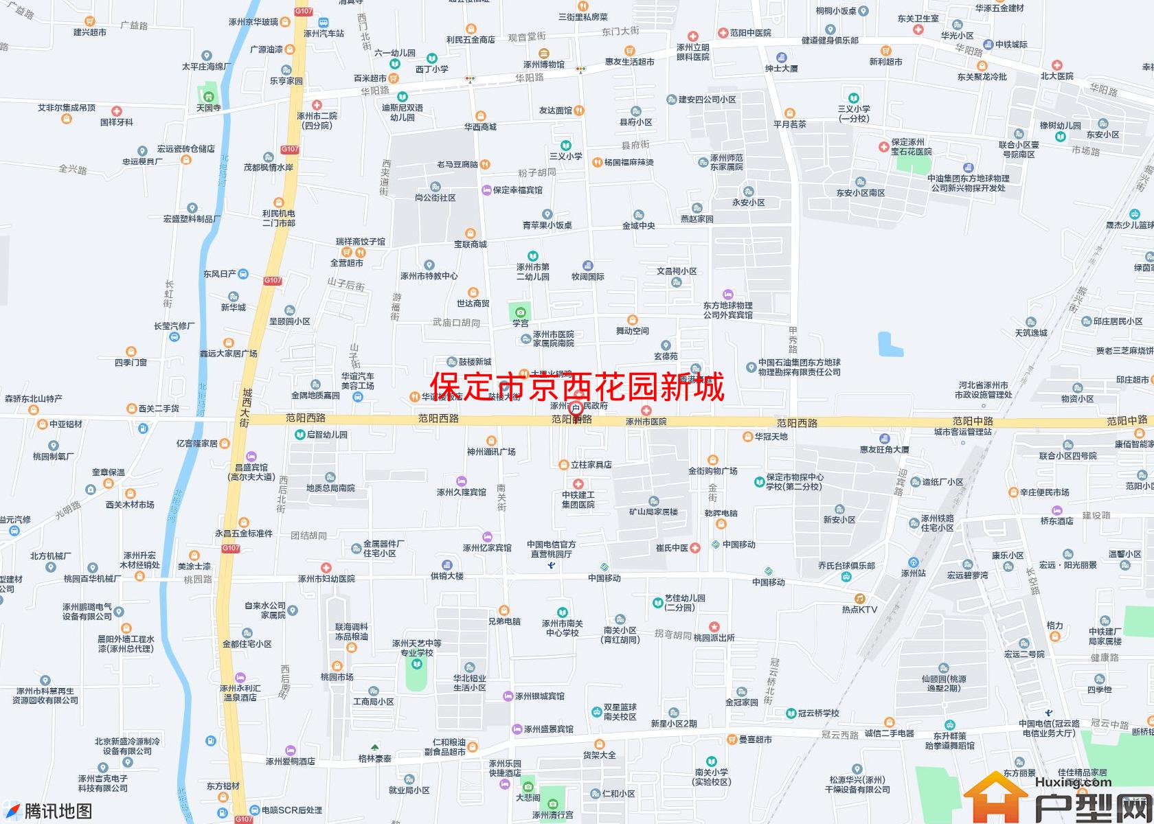 京西花园新城小区 - 户型网