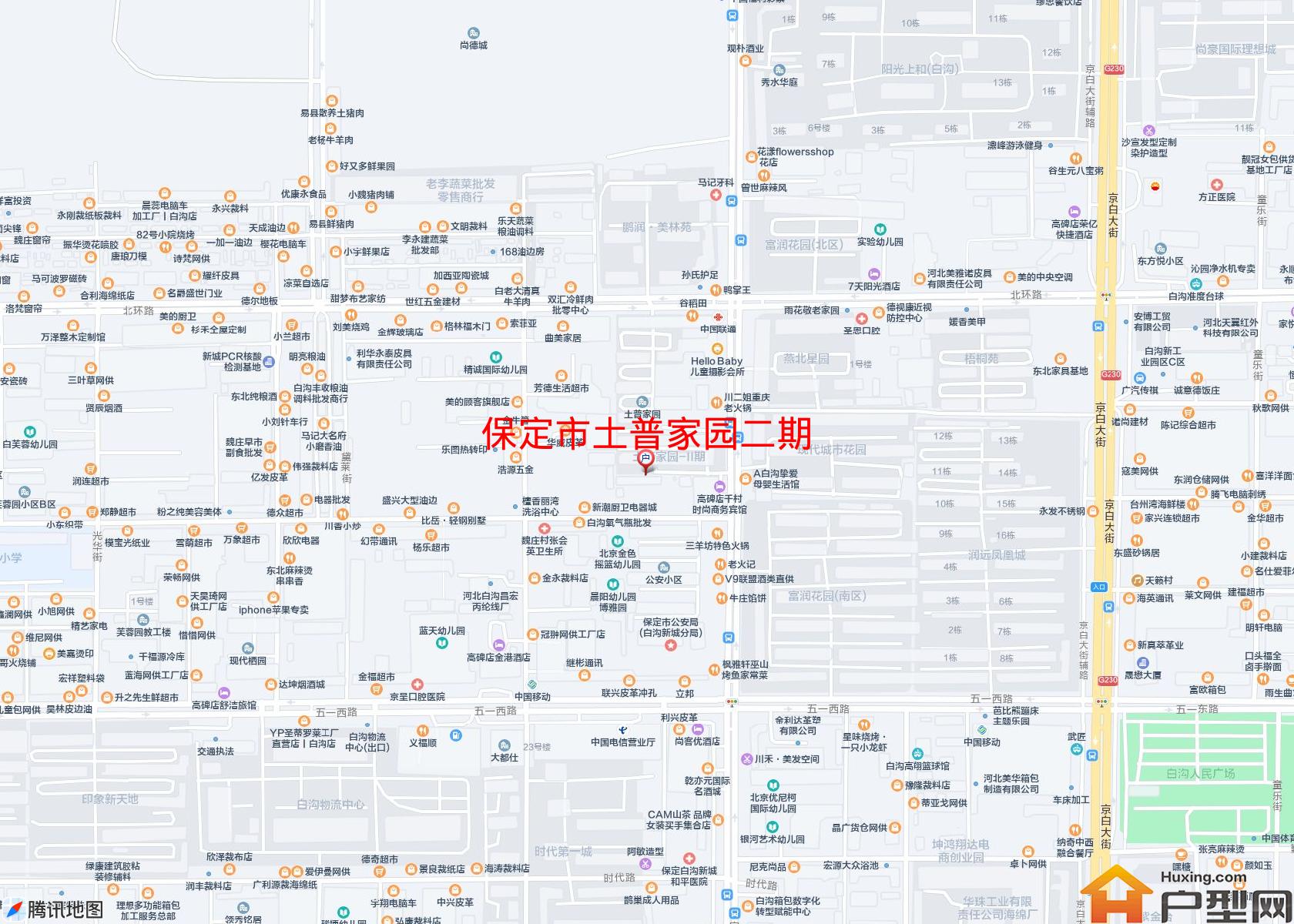 土普家园二期小区 - 户型网