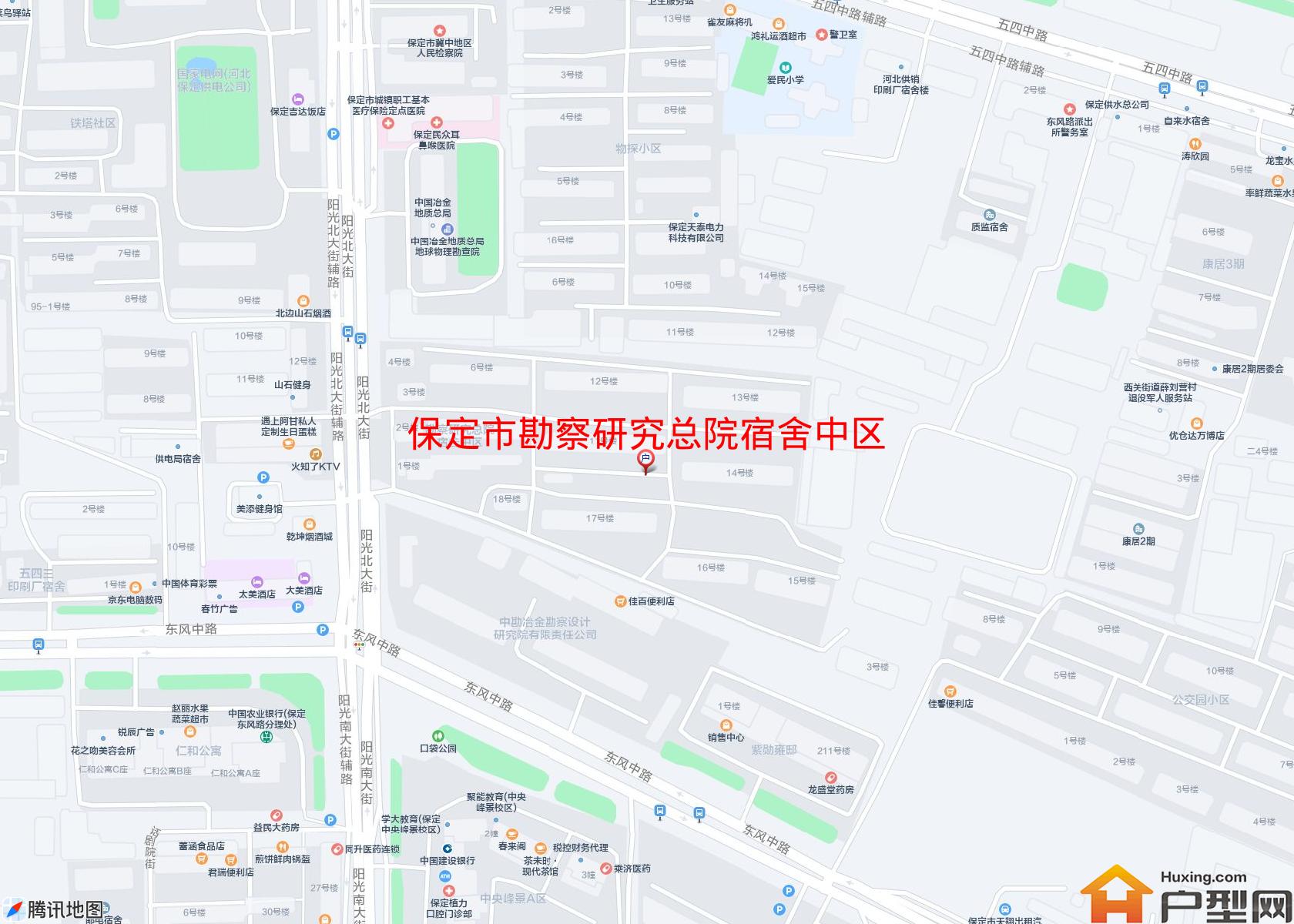 勘察研究总院宿舍中区小区 - 户型网