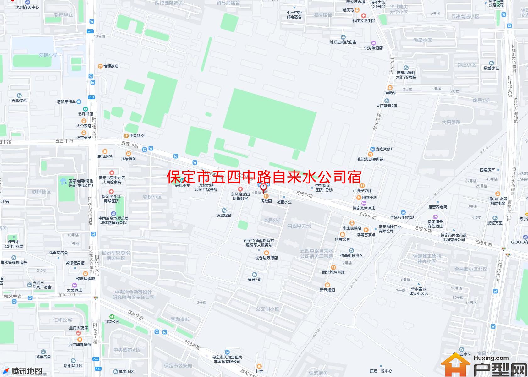 五四中路自来水公司宿舍三号院小区 - 户型网