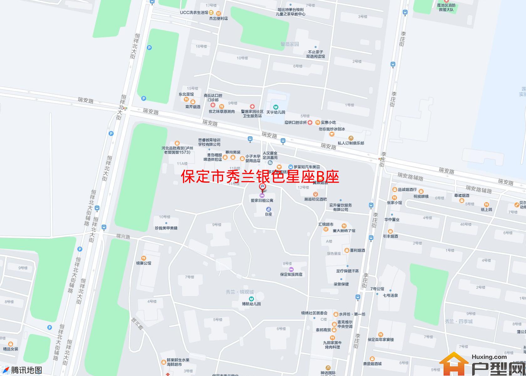 秀兰银色星座B座小区 - 户型网