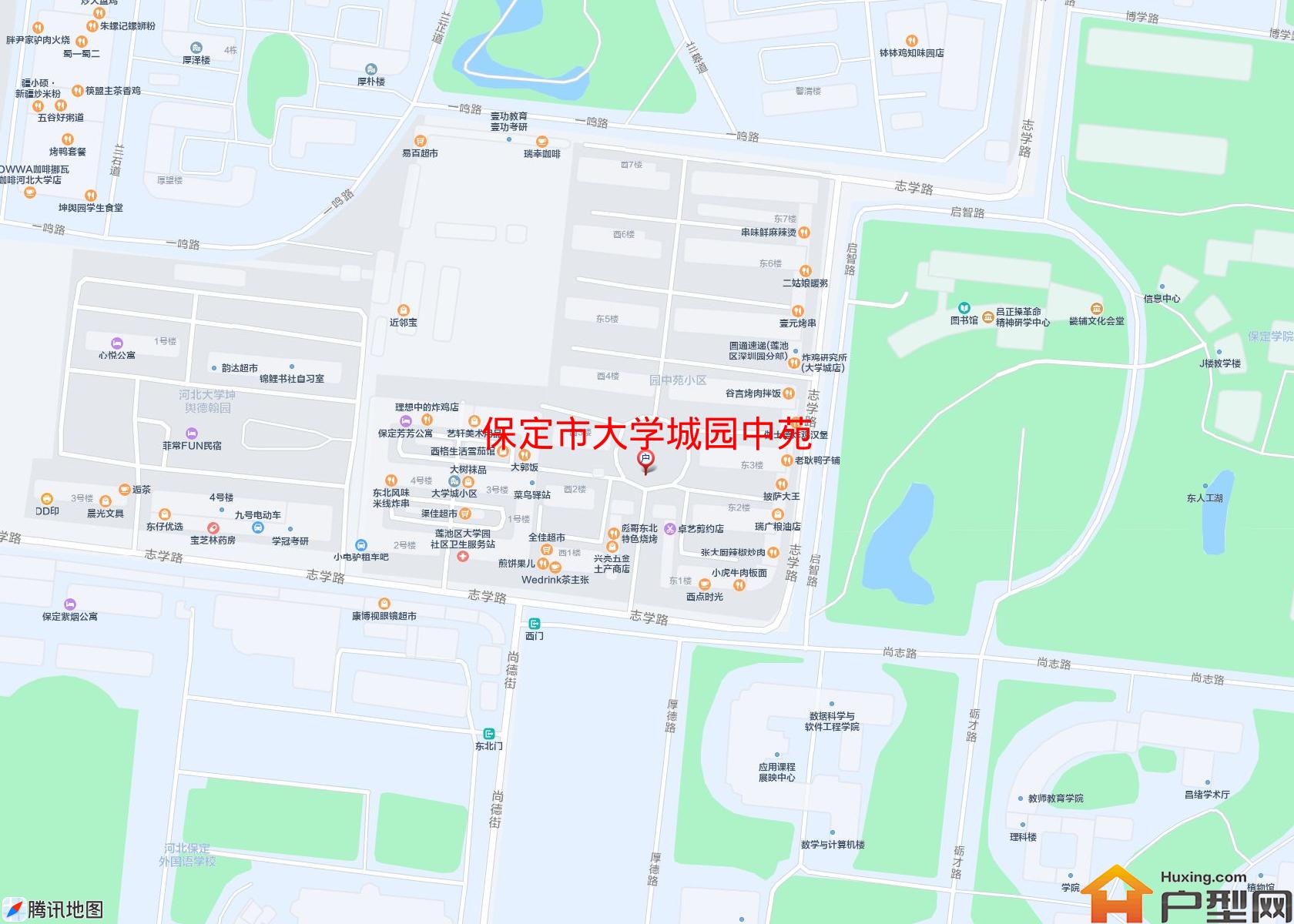 大学城园中苑小区 - 户型网