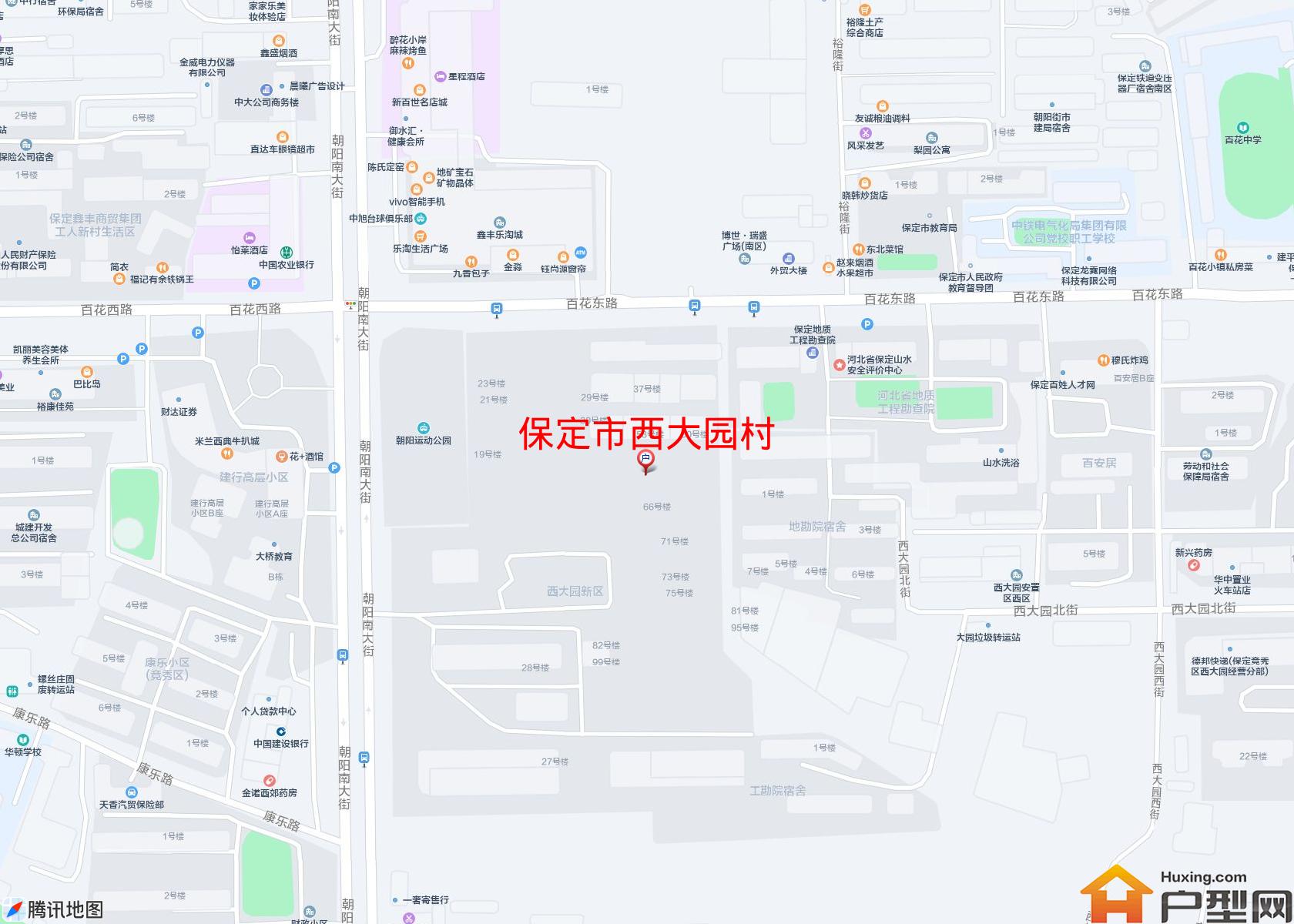西大园村小区 - 户型网