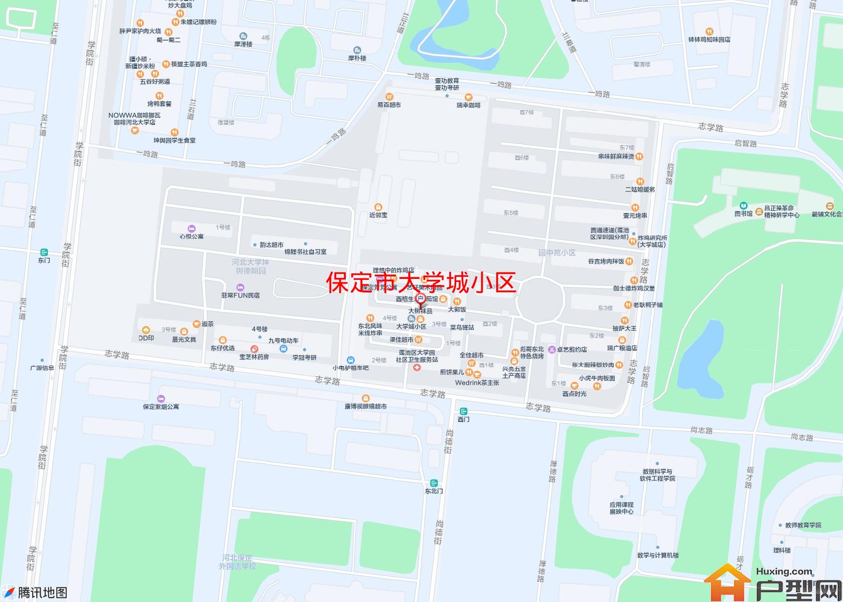 大学城小区小区 - 户型网