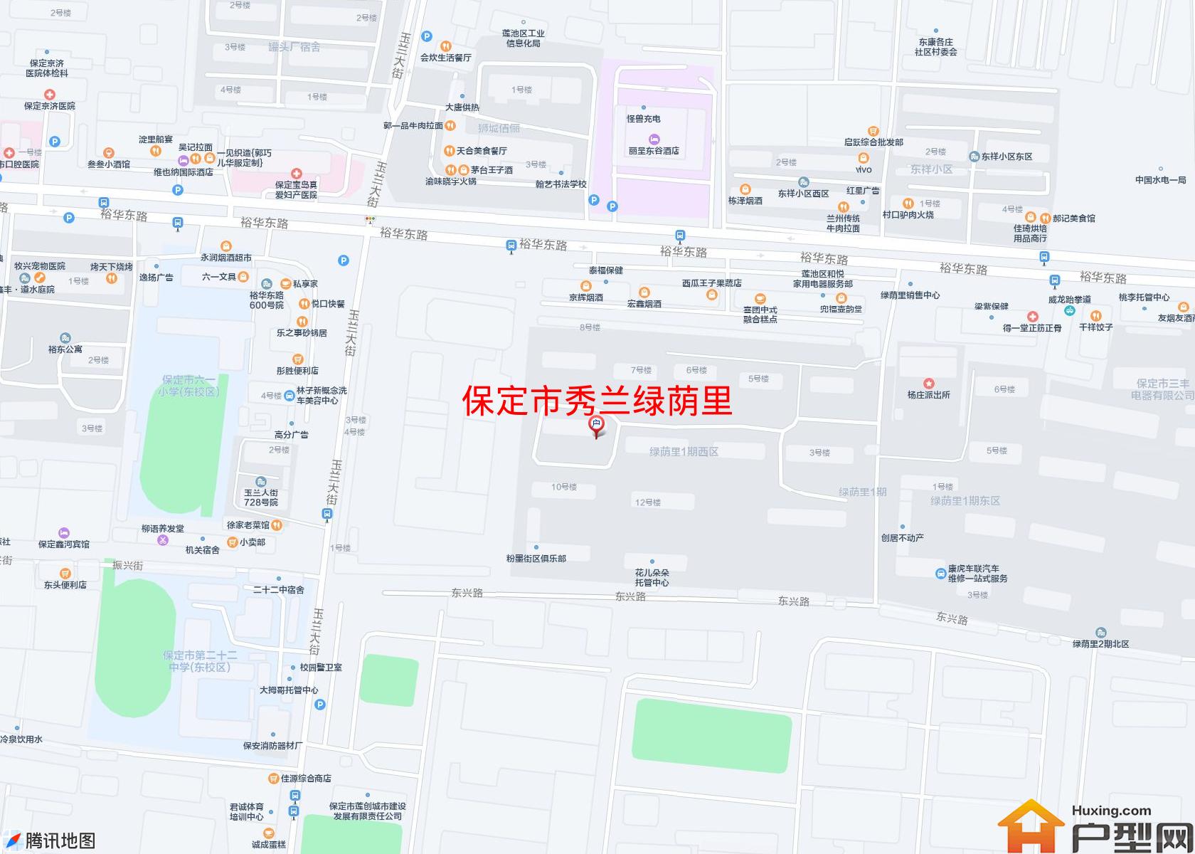 秀兰绿荫里小区 - 户型网