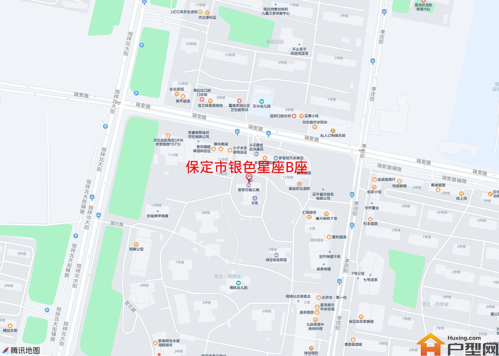 银色星座B座小区 - 户型网