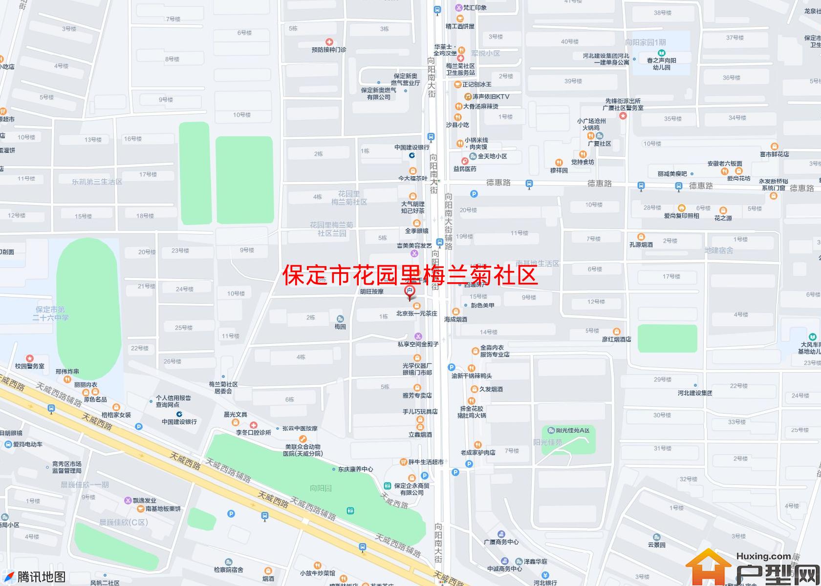 花园里梅兰菊社区小区 - 户型网