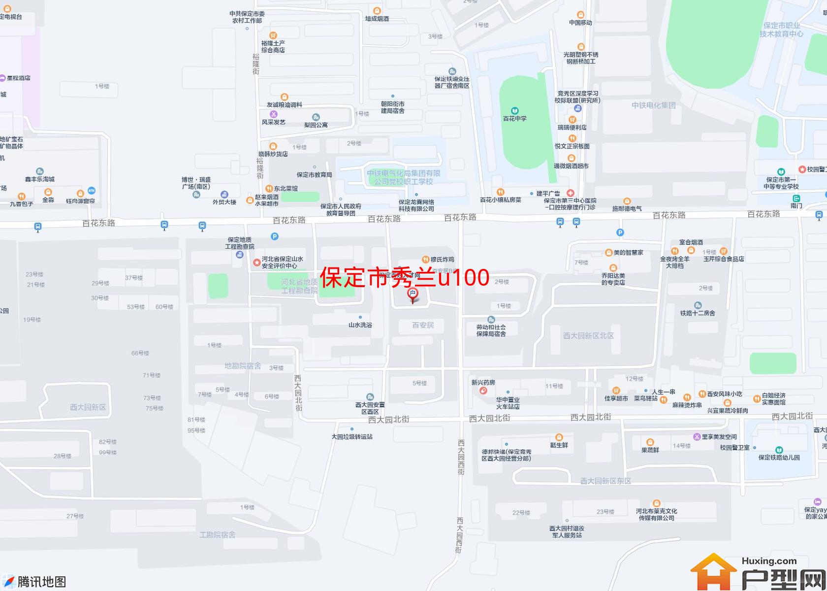 秀兰u100小区 - 户型网