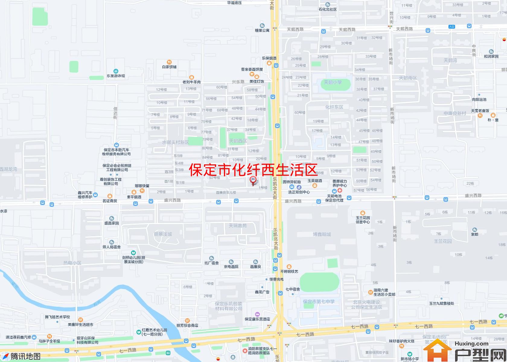 化纤西生活区小区 - 户型网