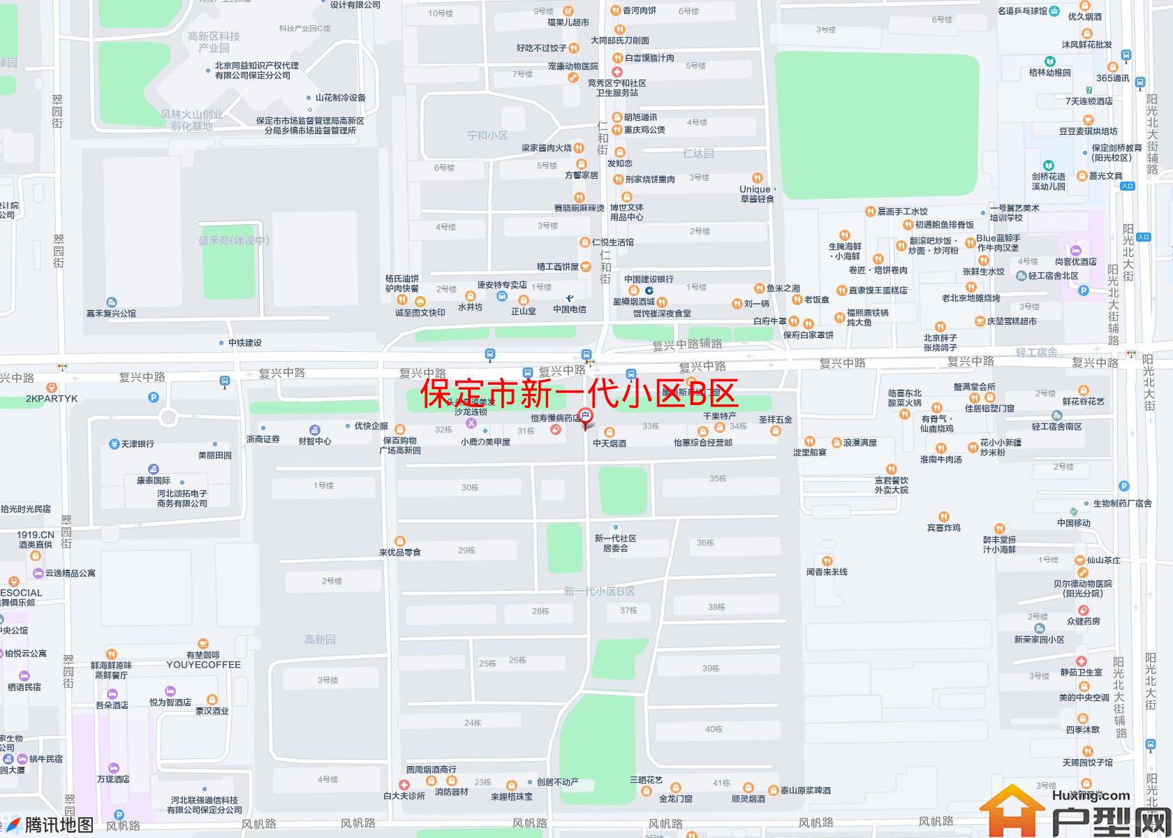 新一代小区B区小区 - 户型网 新一代小区B区小区 - 户型网