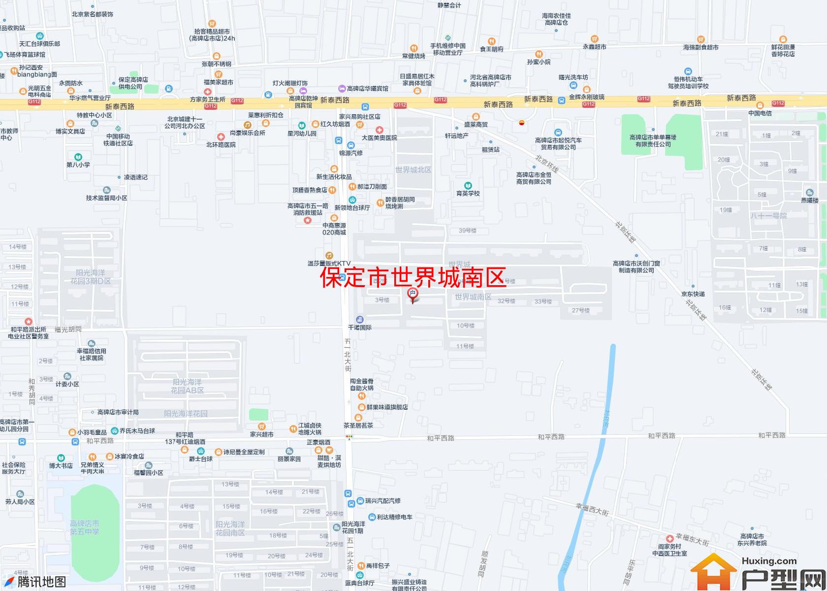 世界城南区小区 - 户型网