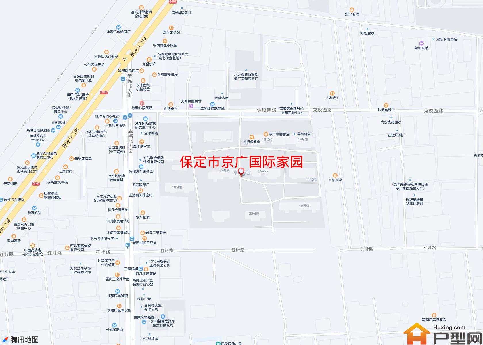 京广国际家园小区 - 户型网
