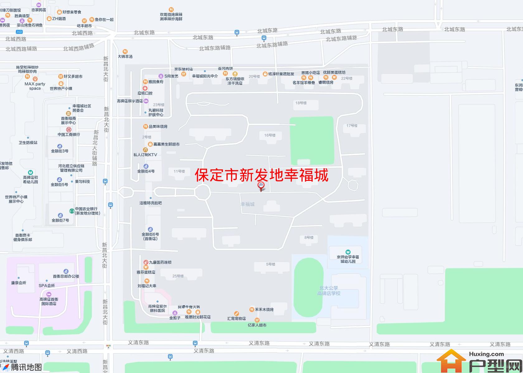 新发地幸福城小区 - 户型网