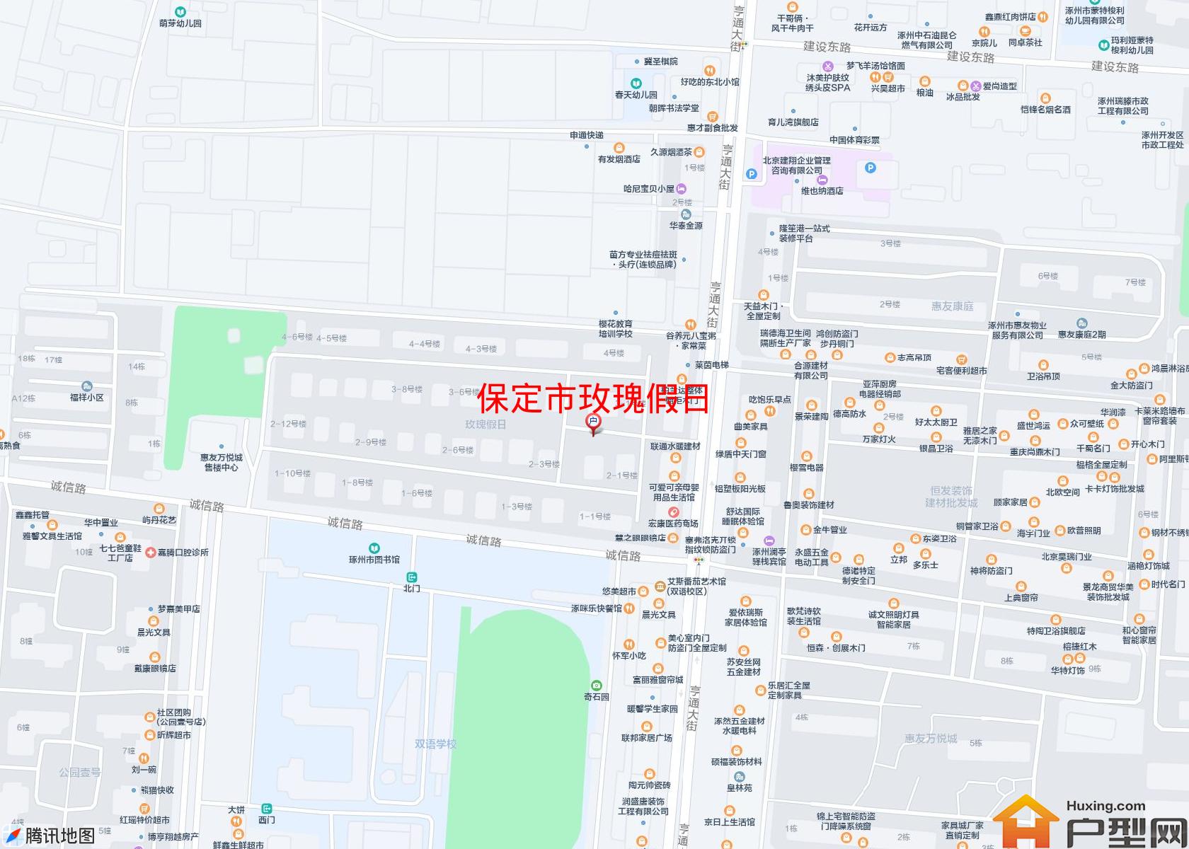 玫瑰假日小区 - 户型网
