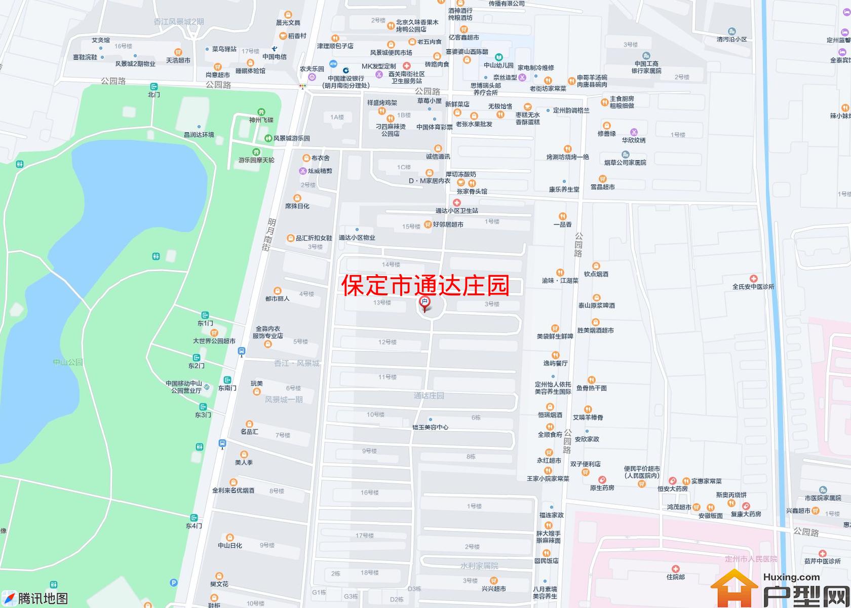 通达庄园小区 - 户型网