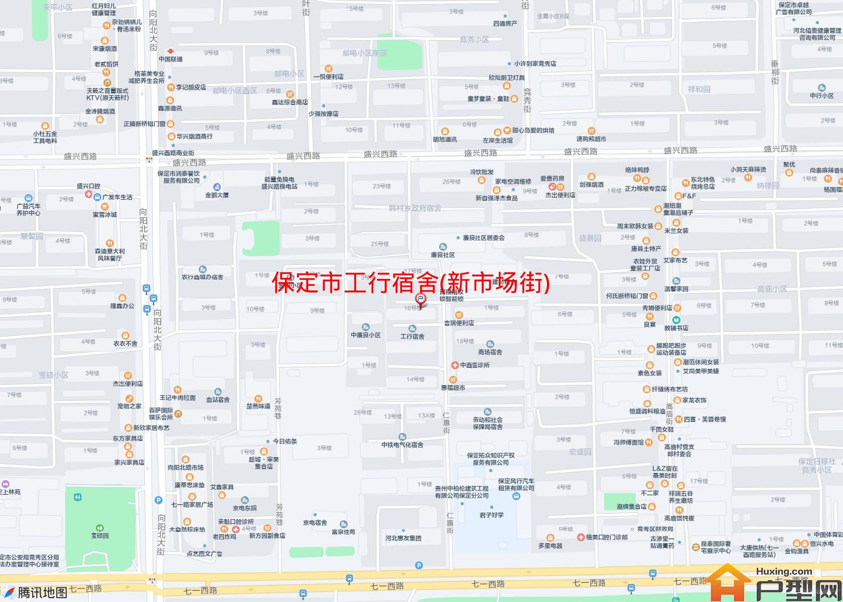 工行宿舍(新市场街)小区 - 户型网