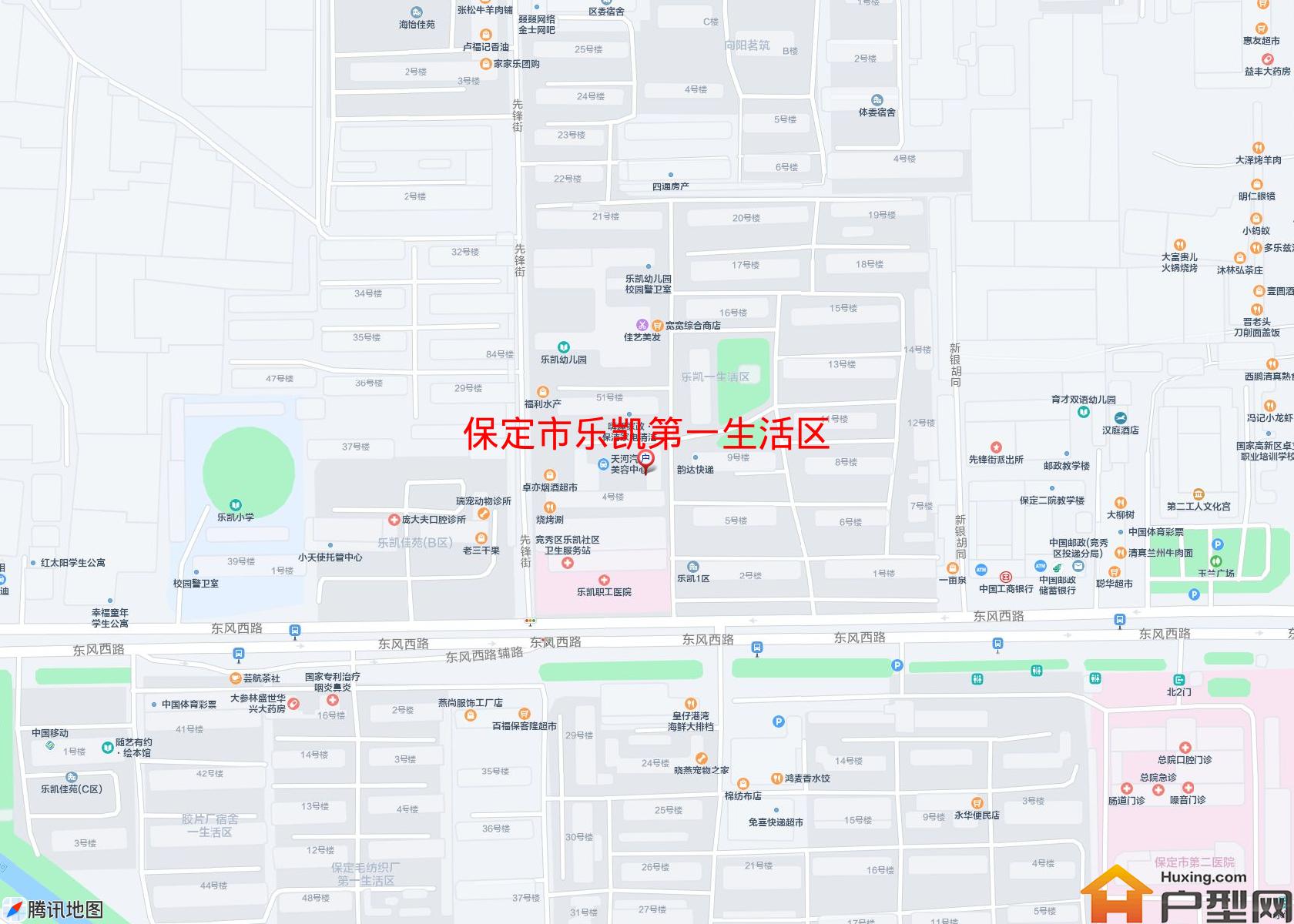 乐凯第一生活区小区 - 户型网