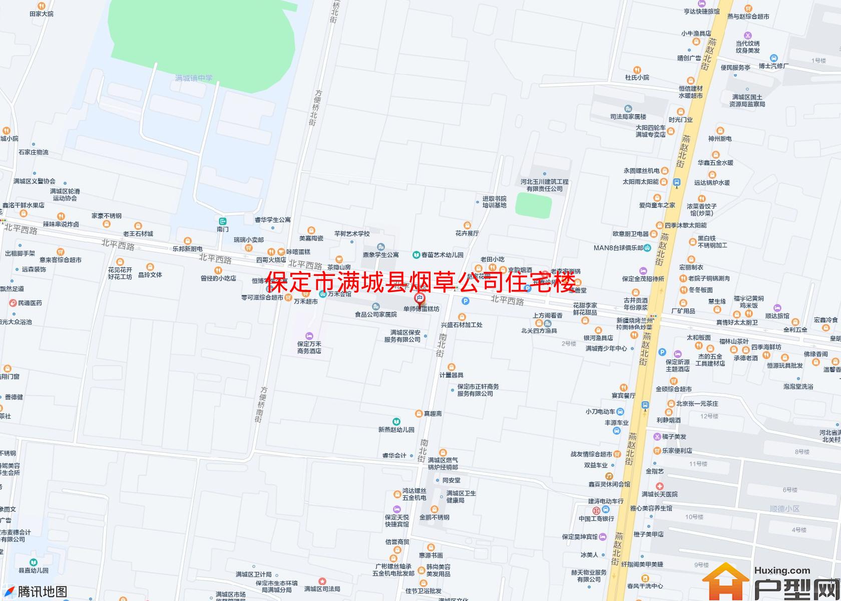 满城县烟草公司住宅楼小区 - 户型网