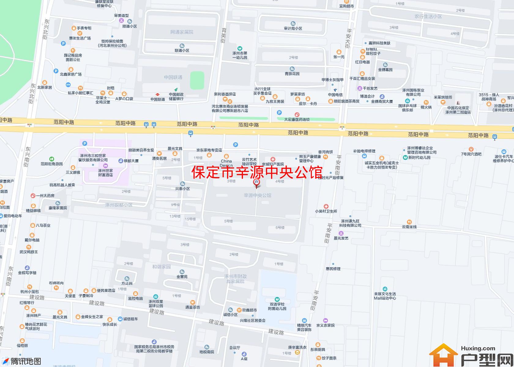 辛源中央公馆小区 - 户型网