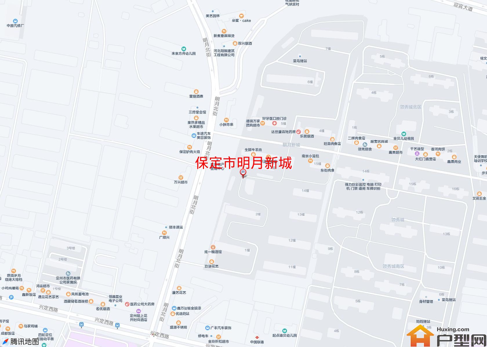 明月新城小区 - 户型网