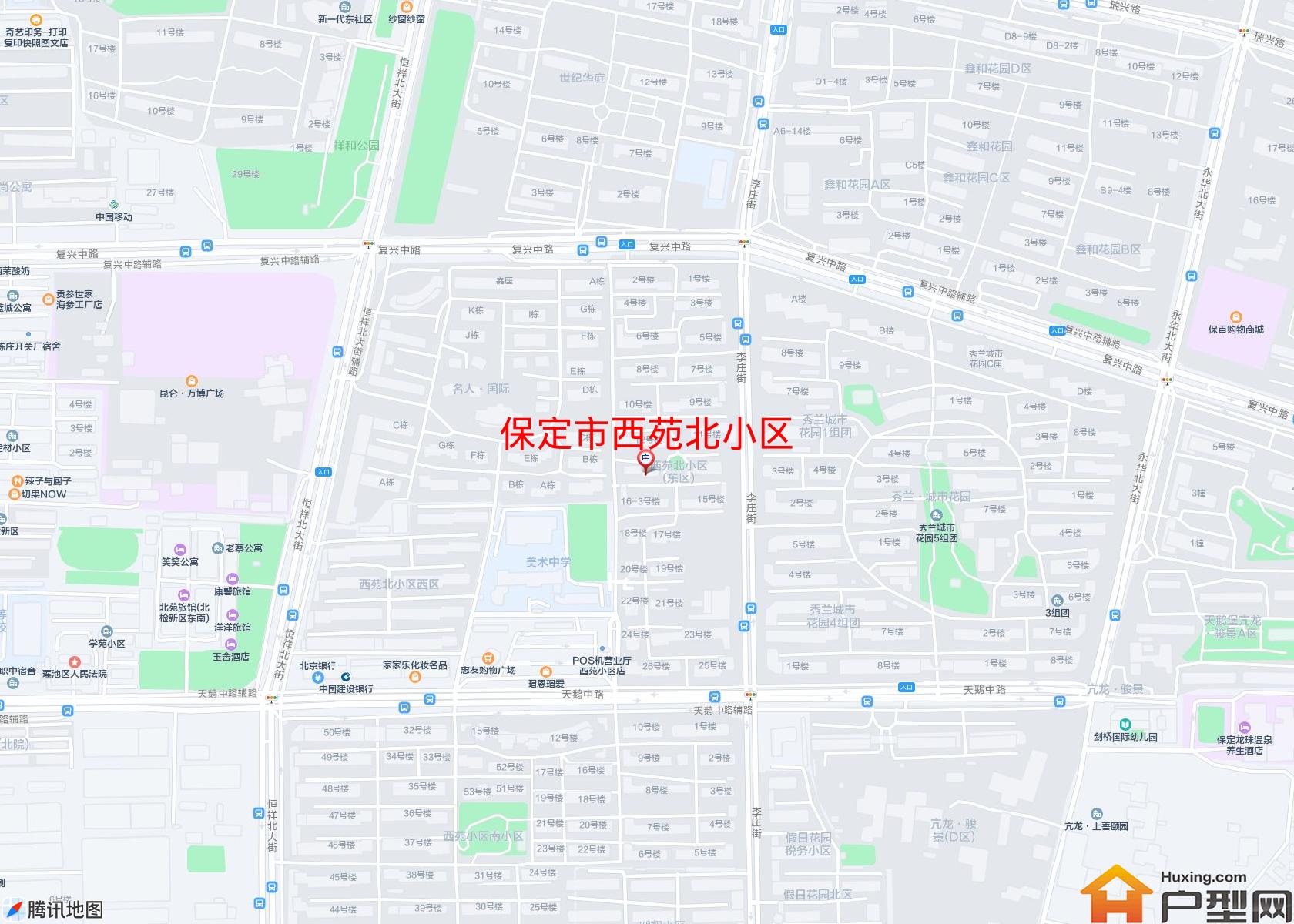 西苑北小区小区 - 户型网