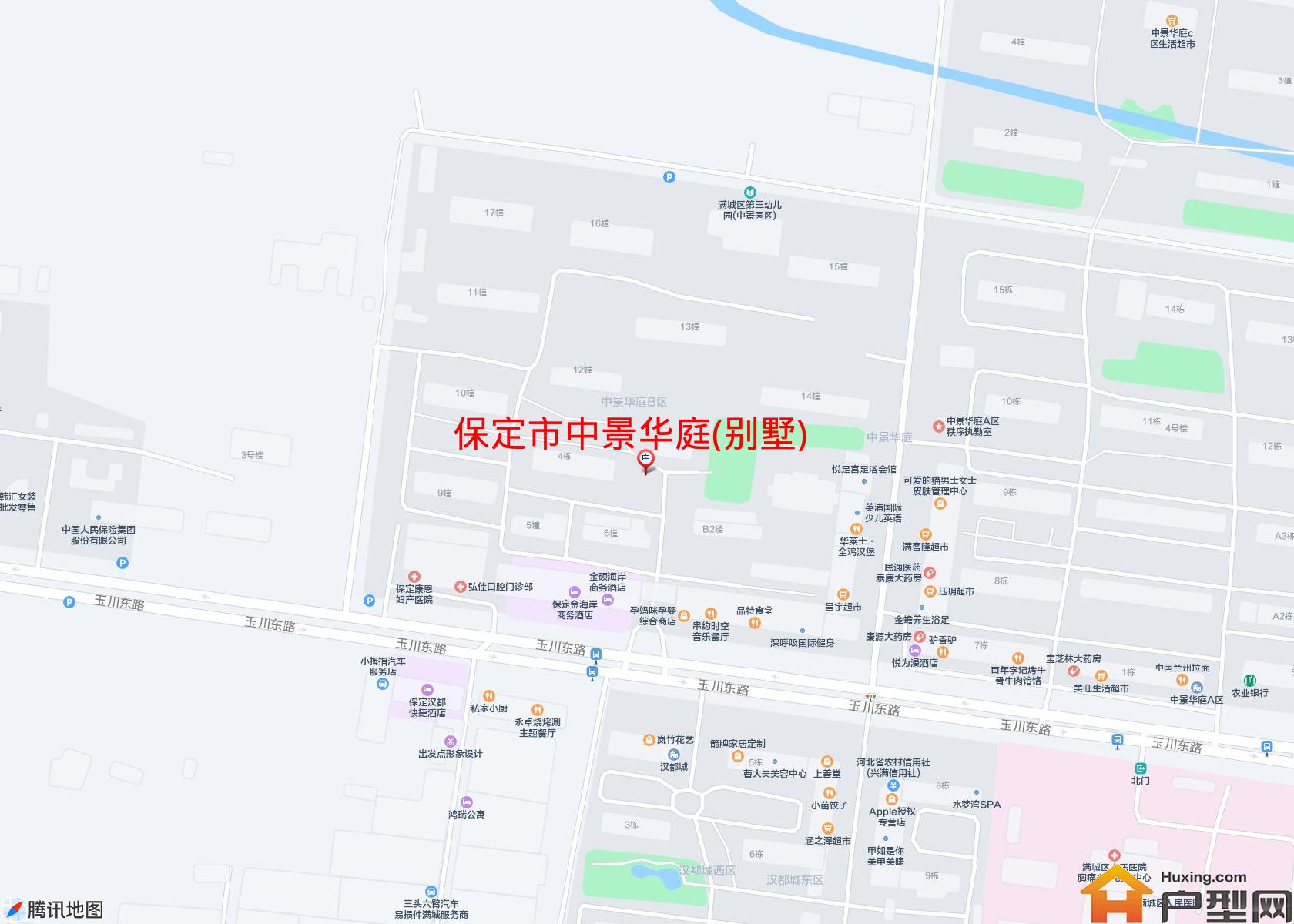 中景华庭(别墅)小区 - 户型网