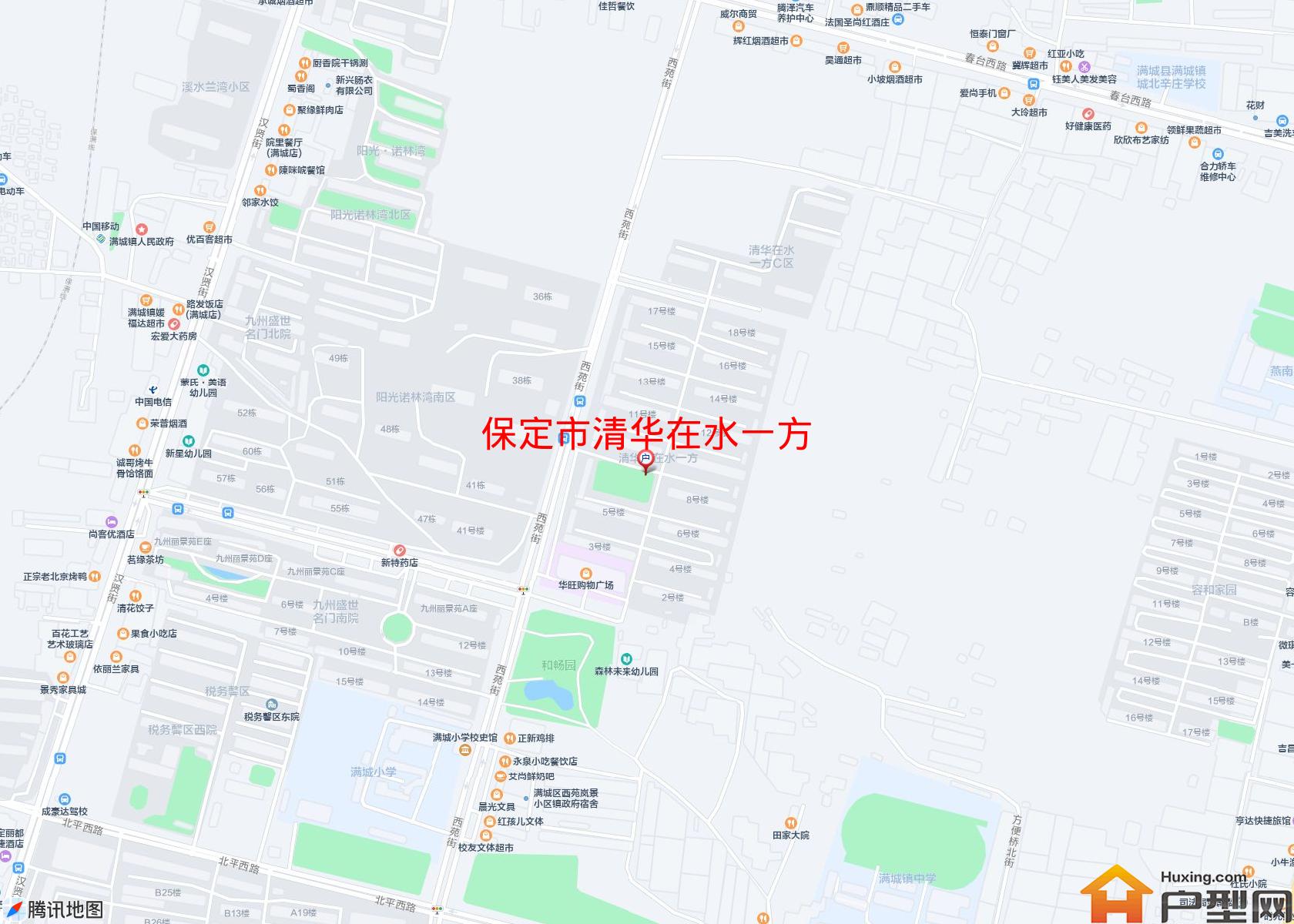 清华在水一方小区 - 户型网