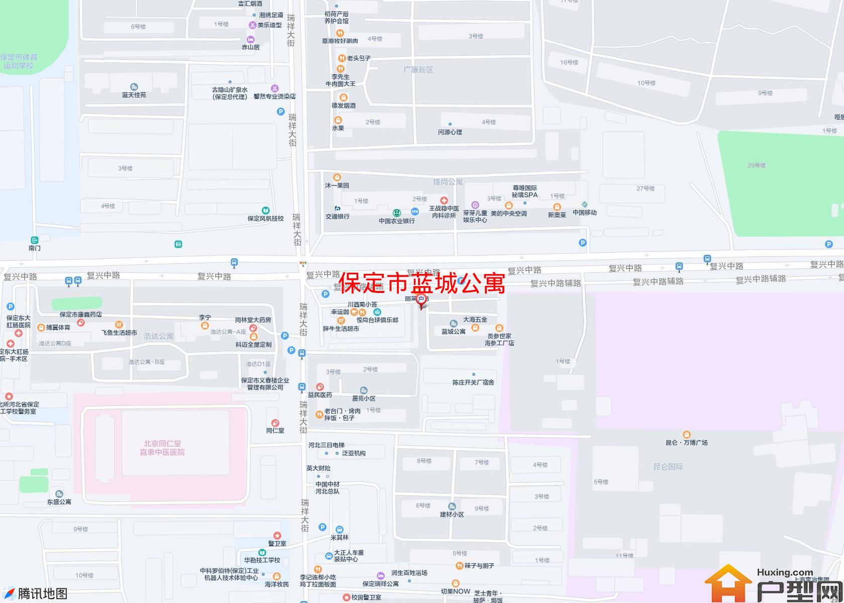 蓝城公寓小区 - 户型网
