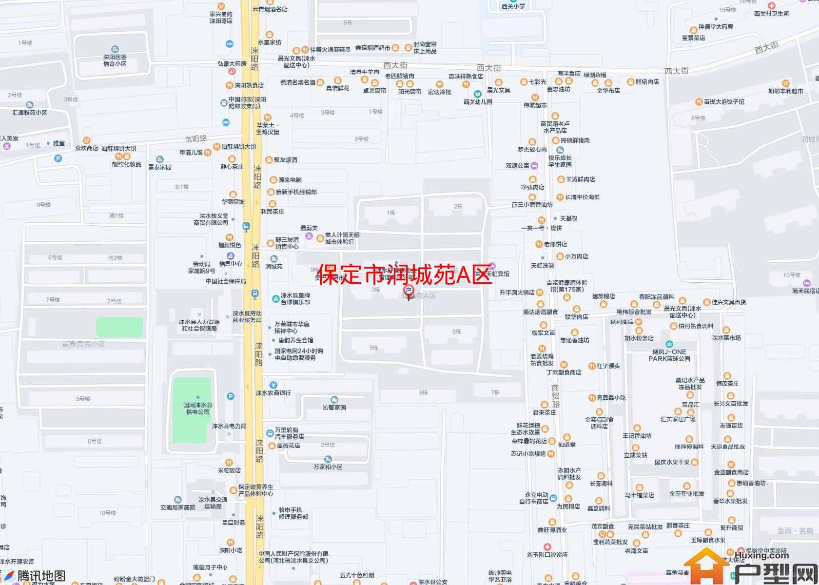 润城苑A区小区 - 户型网