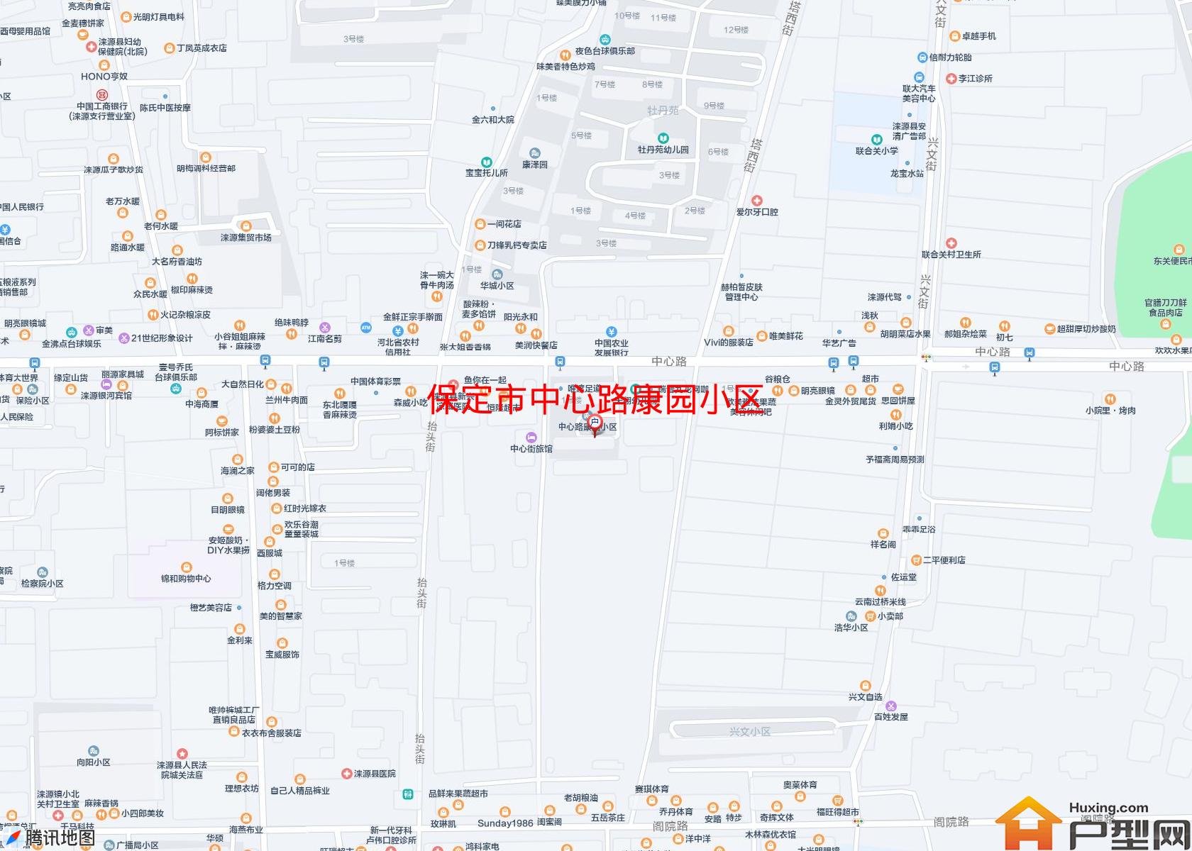 中心路康园小区小区 - 户型网