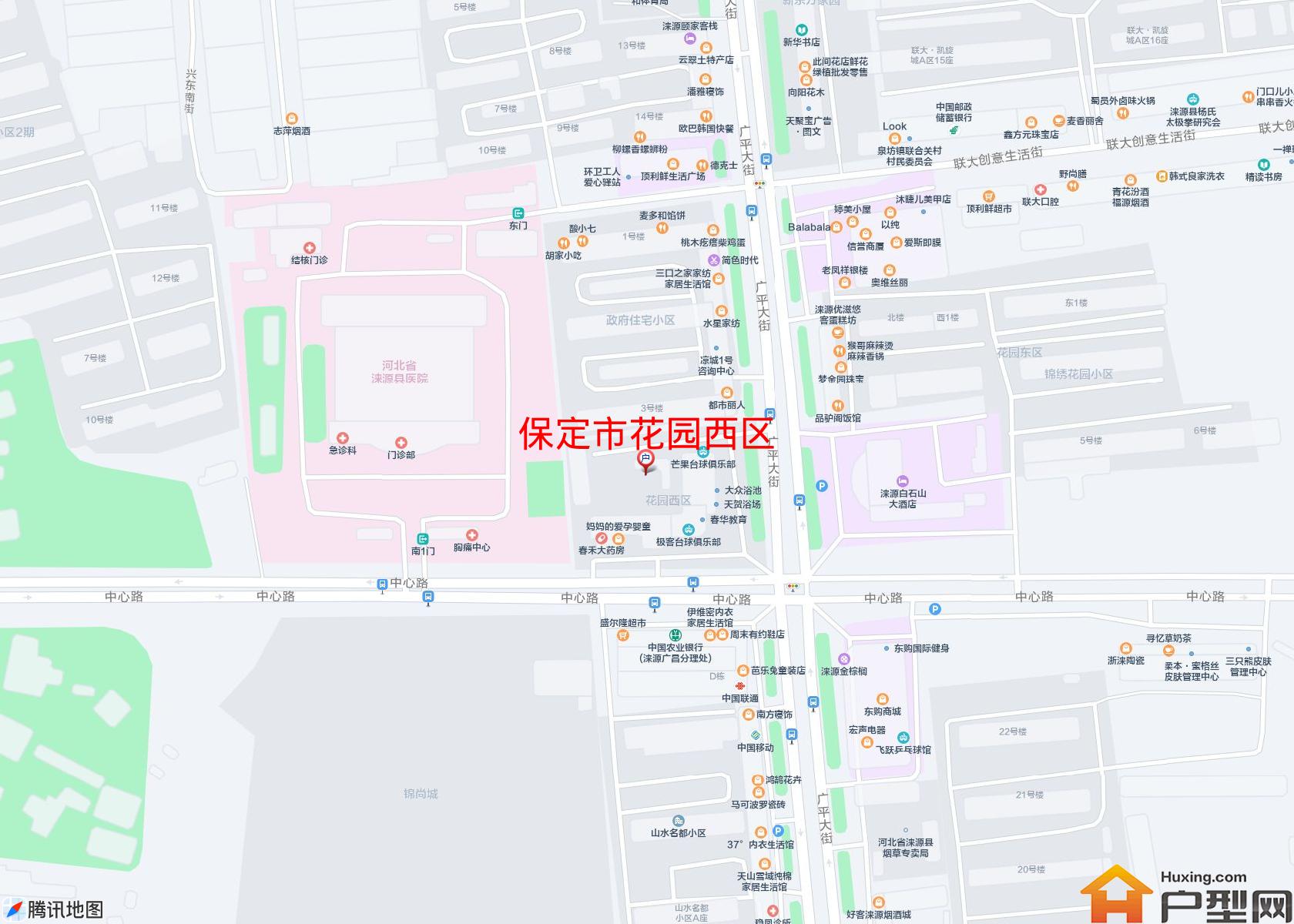 花园西区小区 - 户型网