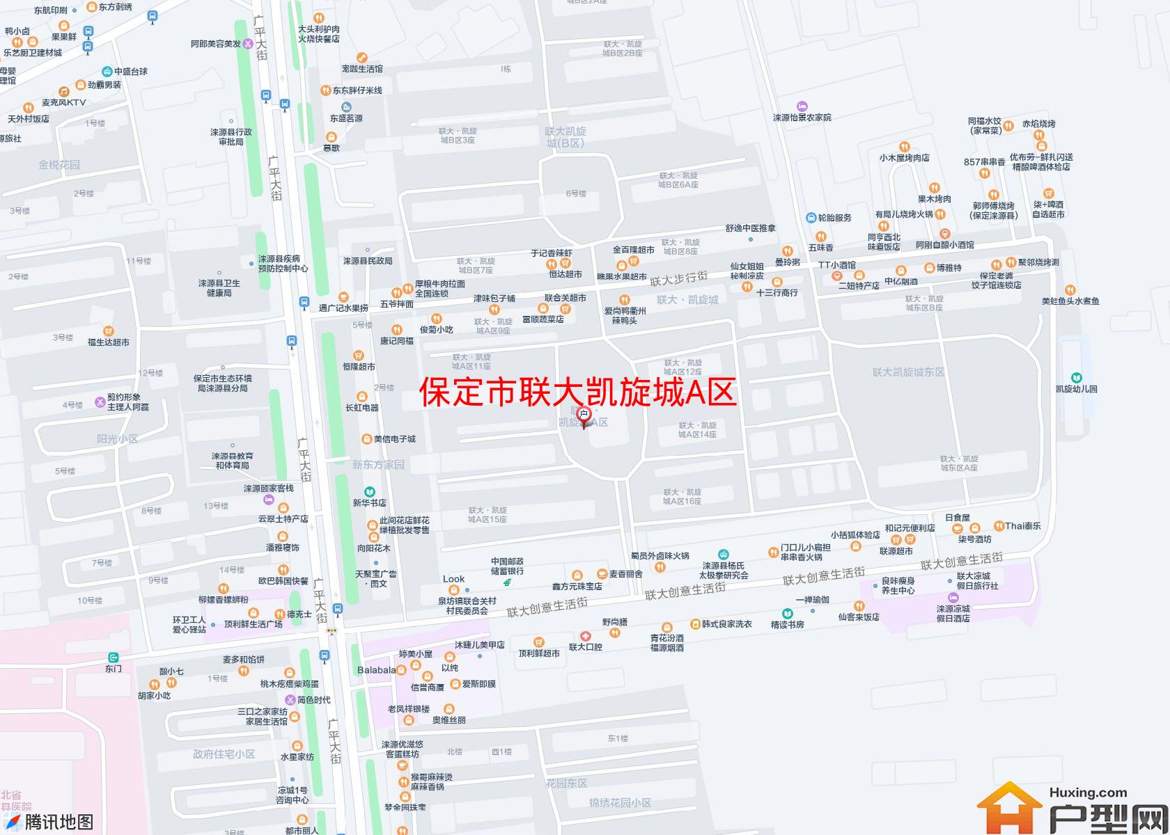 联大凯旋城A区小区 - 户型网