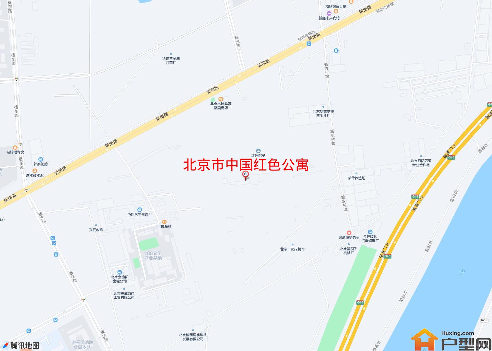 中国红色公寓小区 - 户型网