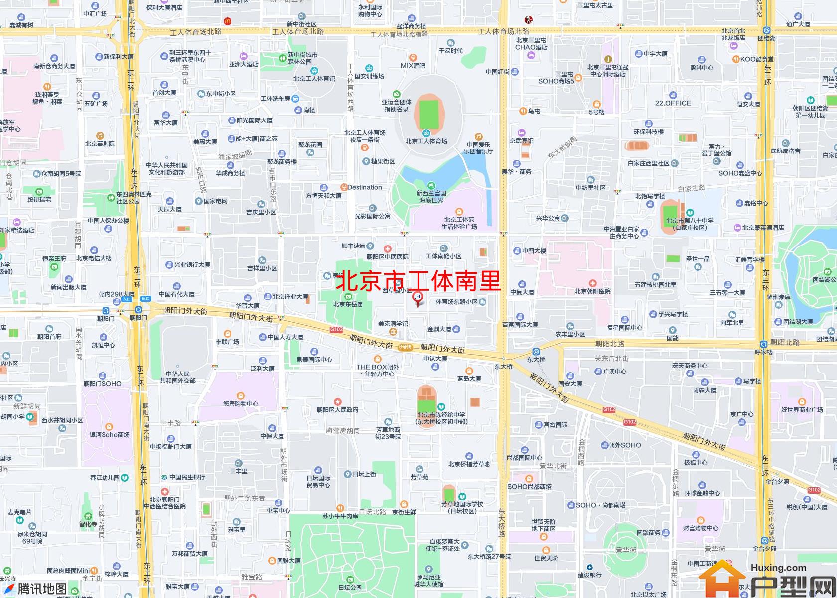 工体南里小区 - 户型网