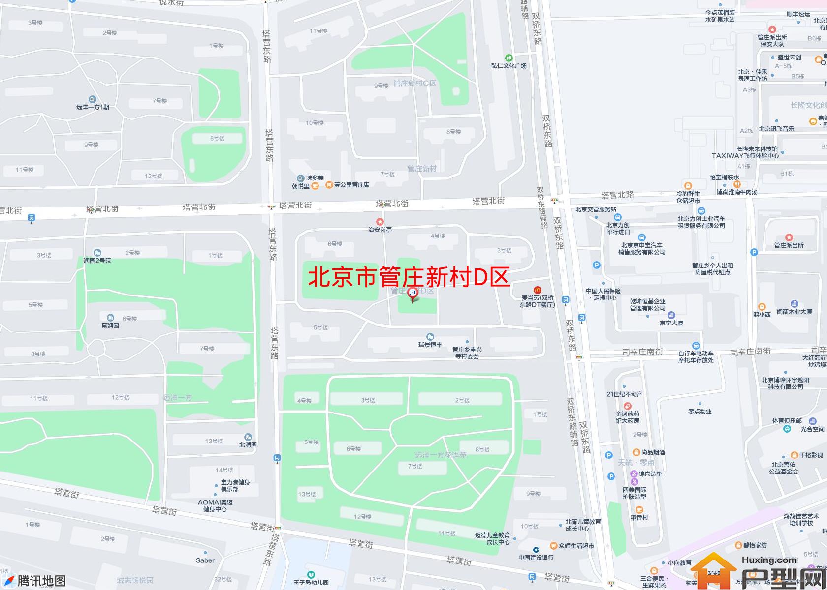 管庄新村D区小区 - 户型网
